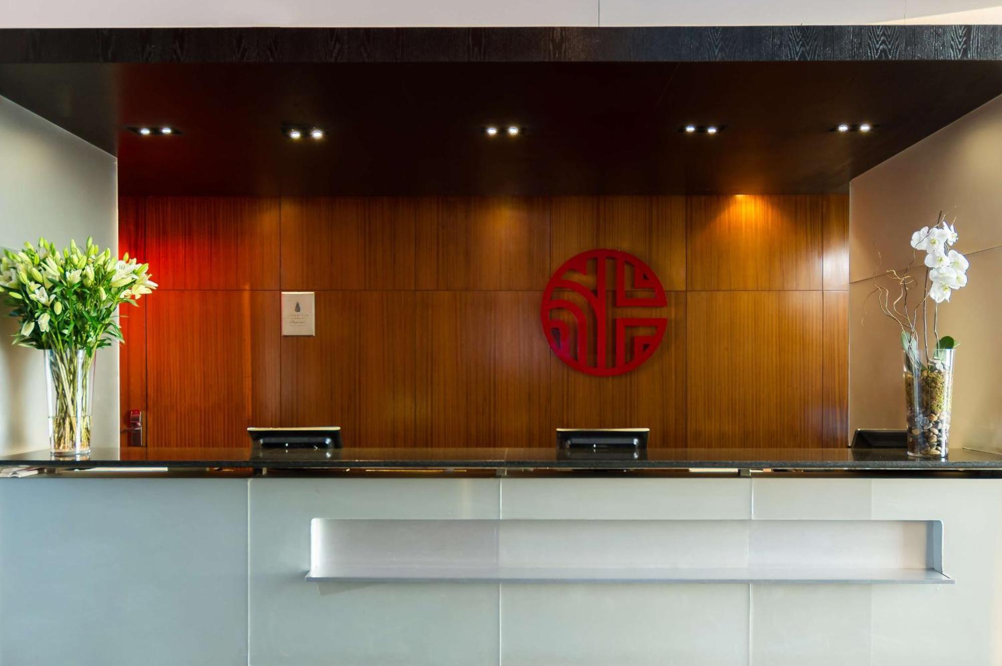Nh Collection Mexico City Santa Fe Экстерьер фото The reception area at the headquarters of the International Telecommunication Union